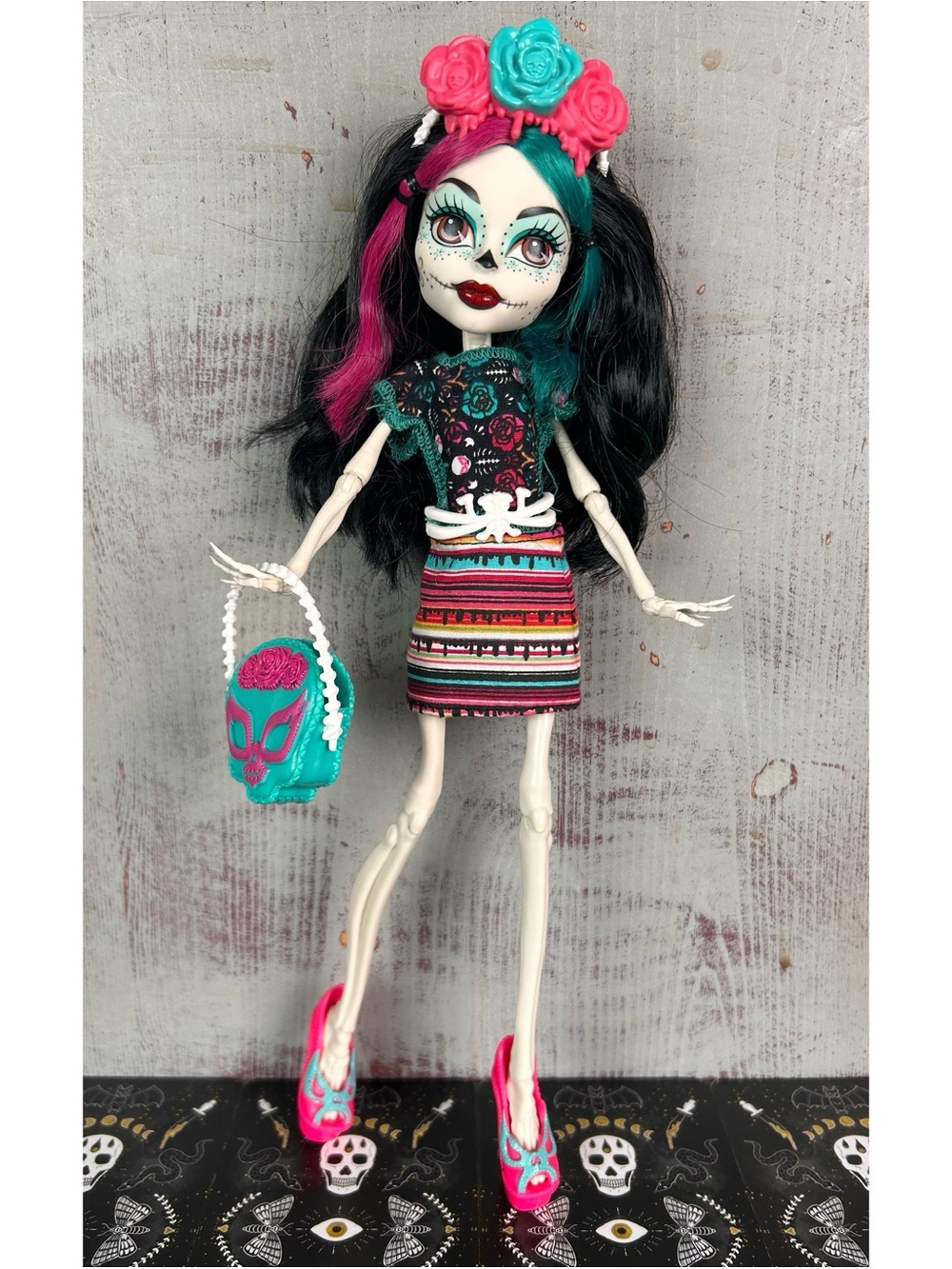 Monster High Skelita Calaveras Scaritage Doll